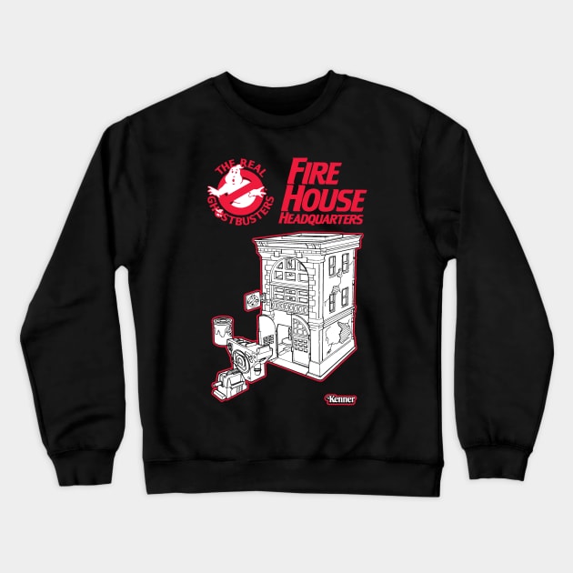 Fire House Headquarters Crewneck Sweatshirt by furstmonster